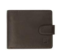 Prime Hide RFID Blocking Men’s Large Trifold Leather Wallet | Tab Opening Brown