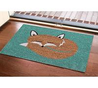 Prime Homewares Coir Door Mat Natural Coconut Entrance Mat Various Design's (Fox 40 x 60cm)