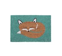 Prime Homewares® Coir Doormat 40 x 60cm Heavy Duty, Non Slip Backing Doormat 100% Coir PVC Back Entrance Mat (Fox)