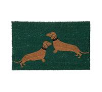 Prime Homewares Doormats 60 x 40cm Various Design Coir Doormat (Twin Sausage Dog Doormat)