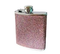 Prime Homewares Ladies' Hip Flasks (8oz Plain Multi Glitter) for Girls' Night Out, Party & Wedding Functions