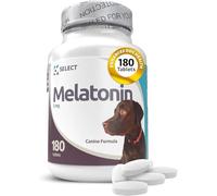 Prime k9 Melatonin for Dogs - Calming Aid Tasty Dog Supplement - Helps Overall Health with Quiet Moments and Composure - 5mg Reduce Stress Calming Treats for Large Dogs - 180 Tablets