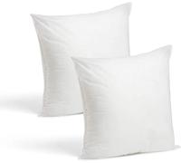 Prime Kingdom Cushion Inner Pads (Pack of 2) Throw Pillow Inserts | Hypoallergenic Square Cushion Fillers - Hollow fiber Pillow Sham Stuffer (2, 40 x 40 cm)