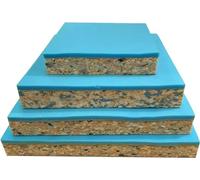 Prime Kingdom High Density Ultra Firm Recon Foam with High Density Bonded Blue Square Upholstery Foam Topper 2.5 Inch Thick Seat Cushion Bar Seats Layer Pads Custom (18 Inch x 18 Inch)