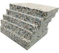 Prime Kingdom Ultra Firm High Density Recon Foam Sheet for Upholstery Gym Flooring Sofa Bench Yoga Blocks Furniture Cushion Recycled Chip Foam Ask for Custom Size (16” x 16” x 2”)