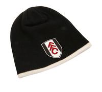 Prime Life Fulham Beanie Roll Down Hat - Football Gift Black, M