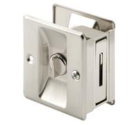 Prime-Line 141975 Satin Nickel, Pocket Door Privacy Lock and Pull, Single Pack