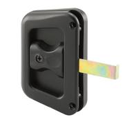 Prime-Line 187 Sliding Screen Door Latch and Pull, 3-13/16 in L X 2-1/2 in W, Plastic, Black