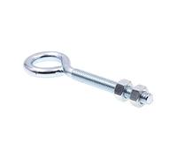 Prime-Line 9066630 Eye Bolt with Nut, 5/16 in-18 X 4 in, Zinc Plated Steel, Pack of 20, 4 Inches