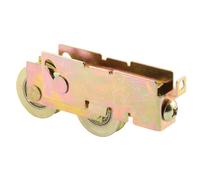 Prime-Line D 1845 1-1/4 in. Steel, Sliding Door Tandem Roller Assembly with F-Tab (Single Pack)