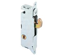Prime-Line E 2013 Stainless Steel Mortise Lock for Patio Sliding Doors Constructed of Wood, Aluminum, and Vinyl, 3-11/16 Inch, Vertical Keyway, Silver (Single Pack)