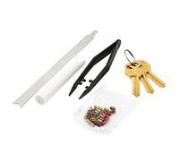 Prime-Line E 2400 Kwikset Steel 5-Pin Door Lock Set Re-Keying Kit, Brass, 1 Pack