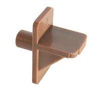 PRIME-LINE EP 9381 Shelf Support Pegs, 5mm. Diameter, Plastic, Brown, 5 mm, 12 Count (Pack of 1)