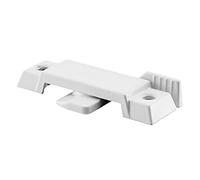Prime-Line F 2590 Sash Lock for Vertical and Horizontal Sliding Windows - Replace Broken Sash Locks for Additional Home Security, 2-1/4” Mounting Hole Centers, White Diecast (Single Pack)