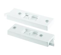 Prime-Line F 2598 White Vinyl Vertical Hung Sliding Window Lock Single Pack