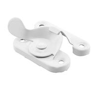 Prime-Line F 2619 Window Sash Lock and Keeper, White (2-Pack)