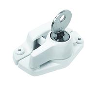 Prime-Line F 2646 Keyed sash Lock, White, 2 in
