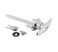 Prime-Line GD 52169 Gd52169 Door T Handle Lock, Die Cast Zinc, Chrome, 5/16 in. x 4-5/16 in