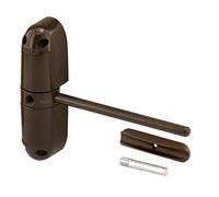 PRIME-LINE KC17HD Safety Spring Closer - Easy to Install to Convert Hinged Doors to Self-Closing - Diecast Construction (4-1/4 inch, Non-Handed), Brown, 4-1/4 in