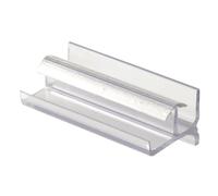 PRIME-LINE M 6144 Shower Door Bottom Guide, Clear, 7.62 cm