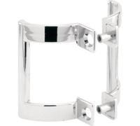 Prime-Line M 6158 Shower Door Handle Set - Replace Handles on Tub Enclosure Sliding Doors and Swinging Shower Doors, Diecast Construction, 2” Hole Center, Chrome Plated