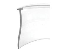 Prime-Line M 6211 Shower Door Bottom Sweep, 36 in. x 1 in. Strip, Vinyl Construction, Clear, 5/32 in. Tee Insert Shape (Single Pack)