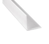 Prime-Line MP10069 Corner Shield, 2-3/8 in. x 48 in., Vinyl Construction, White, 6 Pack