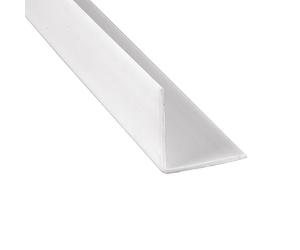 Prime-Line MP10069 Corner Shield, 2-3/8 in. x 48 in., Vinyl Construction, White, 6 Pack