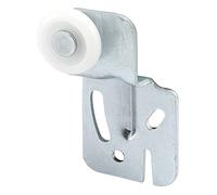 Prime-Line MP6501 Closet Door Roller with 1/2-Inch Offset and 7/8-Inch Nylon Wheel, Pack of 2, Zinc, 2 Pack