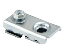 PRIME-LINE N 6577 Bi-fold Door top Pivot Bracket, Mill, 1 Pack