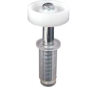 Prime-Line N 6703 Bi-Fold Closet Door Top Guide, Mill, 2 Pack