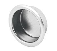 PRIME-LINE N 7200 Sliding Closet Door Finger Pull, Satin Nickel, 1 Pack