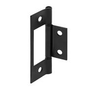 Prime-Line N 72738Bi-Fold Door, Non-Mortise Hinge, Matte Black (2 Pack)