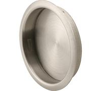 Prime-Line N 7295 1-3/4 in.2 in. Solid Brass Satin Nickel Door Finger Pull (2 Pack)