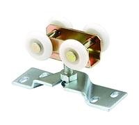 Prime-Line N 7410 Pocket Door Roller Assembly, 1 in. (Outside Diameter), Convex, Plastic Tires, Steel Bracket (Single Pack)