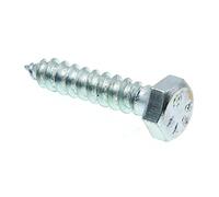 Prime-Line Products 9055517 Lag Screw Bolt, Hex Head, 5/16 in X 1-1/2 in, Zinc Plated Steel, Pack of 100