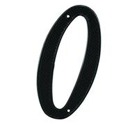 Prime-Line Products MP4110 House Address Number, 4 in, Black Finish, Zinc Die Cast, 0, (Pack of 2)