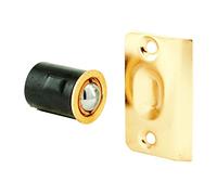 Prime-Line Products MP7331 Drive-in Ball Catch w/Strike, 3/4 in. x 1-3/16 in, Diecast Construction, Brass Plated, Adjustable, Pack of 10