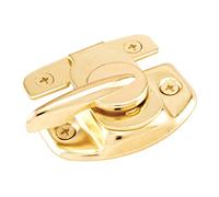 Prime-Line Products U 9924 Window Sash Lock, Cam Action, Brass Finished Steel