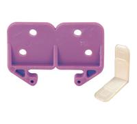 PRIME-LINE R 7130 Drawer Track Guide Kit, 1-1/4 in W, Purple, 2 Pack