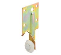 Prime-Line R 7132 Drawer Track Back Plastic, Convex Roller Edge, Steel, Raw, Gray, 2 Pack