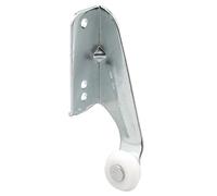 Prime-Line R 7141 13/16 in, Left Hand (2-Pack) Drawer Track Roller, Od X 5/16 in W Wheel X 3-1/2 in H Bracket, Steel, Mill