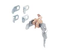 Prime-Line S 4634 Counter Clockwise 5 Cams 5 Pin Mail Box Lock, Brass Face