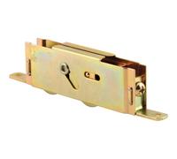 PRIME-LINE Sliding Door Tandem Roller Assembly with 1-1/4 Inch Steel Ball Bearing End Adjustable D 1980, Yellow zinc, 1 in