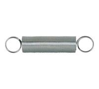 Prime-Line SP 9604 Products Double Loop, Closed Extension Springs, Nickel, 11/32 in. x 1-7/8 in