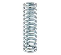 Prime-Line SP 9731 Compression Spring, Spring Steel Construction, Nickel-Plated Finish, 0.105 GA x 7/8 in. x 3 in. (2 Pack)