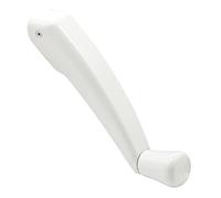PRIME-LINE TH 22253 Folding Crank Handle for 11/32 in. Spindle Casement and Awning Window Operator - Low-Profile Design for Unobstructed Use of Blinds- Diecast Zinc, White Finish (Single Pack)
