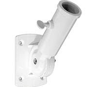Prime-Line U 10256 Flag Pole Holder, Adjustable, White Diecast