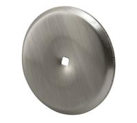 PRIME-LINE U 10420 Cabinet Knob Backplate, Satin Nickel (Pack of 2)