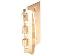 Prime-Line U 9887 Flip Action Door Lock - Reversible Brass Privacy Lock with Anti-Lock Out Screw for Child Safe Mode, 2-3/4”